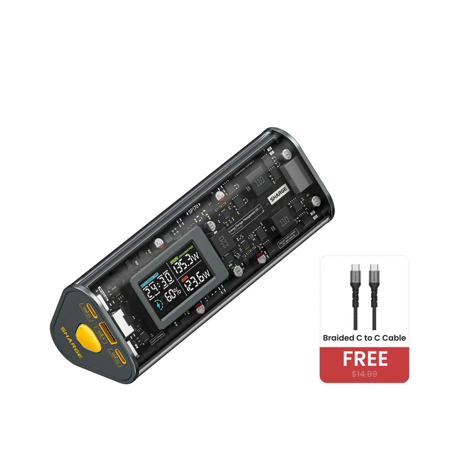 Shargeek 170 Power Bank (Free 240W Cable) - TrendyGoods