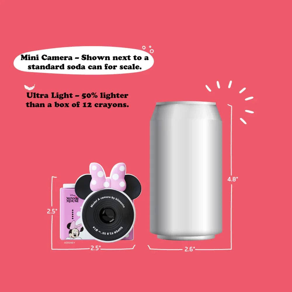 Disney Minnie Mouse Mini Camera | Παιδική Ψηφιακή Κάμερα, Polka Dots, Ανθεκτική