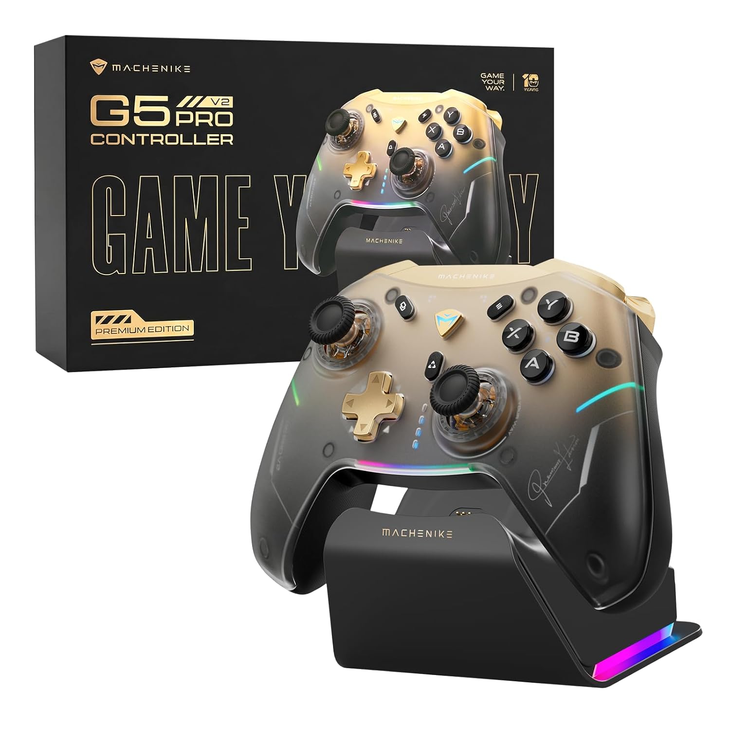 Machenike G5Pro V2 1000HZ Wireless Gaming Controller - TrendyGoods