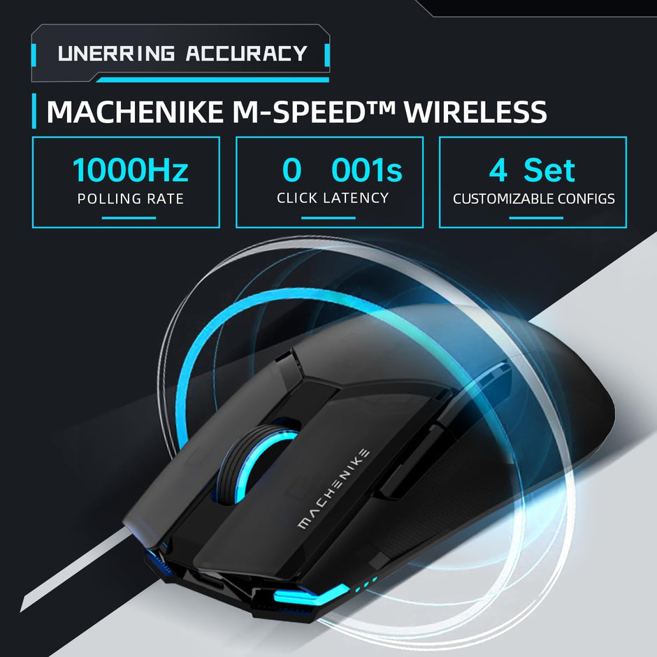 Machenike L8 Pro Wireless Gaming Mouse with Charging Station - TrendyGoods