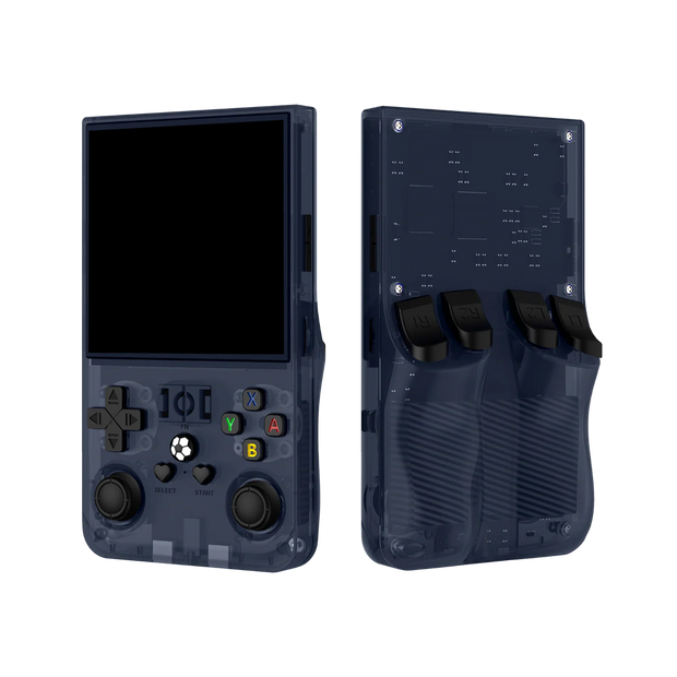 R36MAX γκρι φορητή κονσόλα retro gaming 128GB