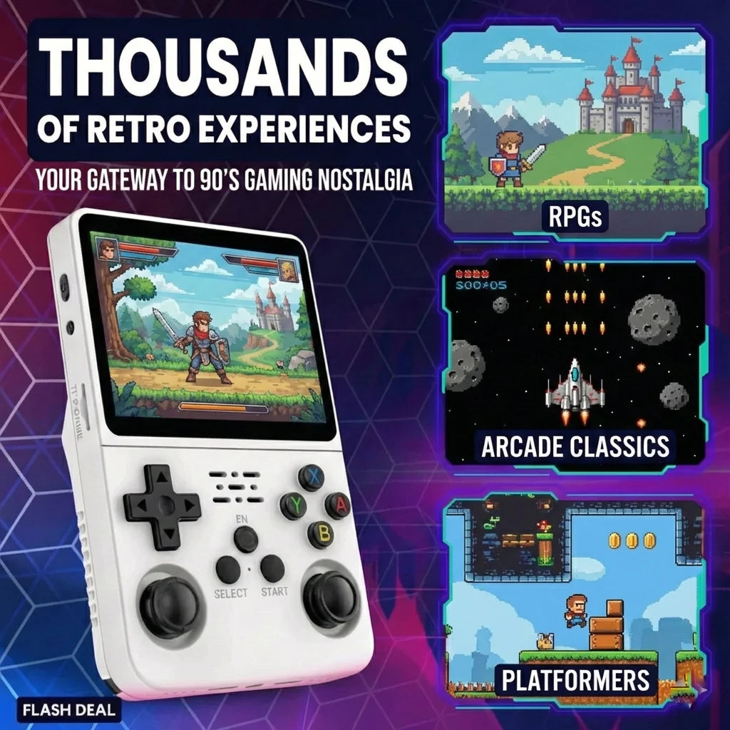 R36S Retro Handheld Game Console - TrendyGoods