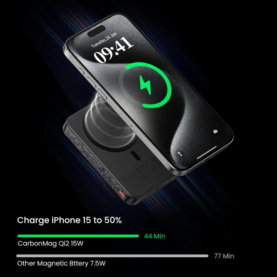 SHARGE CarbonMag 10K Power Bank (20W) - TrendyGoods