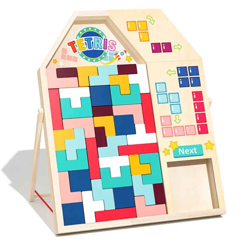 Tetris Kids Early Educational Toys Games Puzzle Building Blocks DIY Toy - TrendyGoods