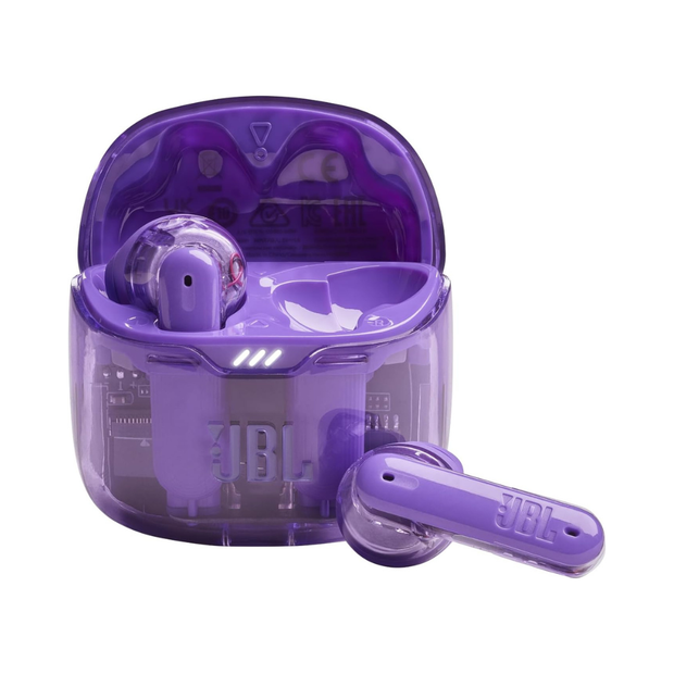 JBL Tune Flex Ghost In-Ear Bluetooth Earbuds (Purple Ghost) - TrendyGoods