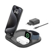 BoostCharge 3-in-1 Magnetic Foldable Wireless Charger with Qi2 15W / Black - TrendyGoods