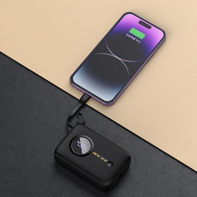 Dudao K14 built-in USB-C and Lightning cables