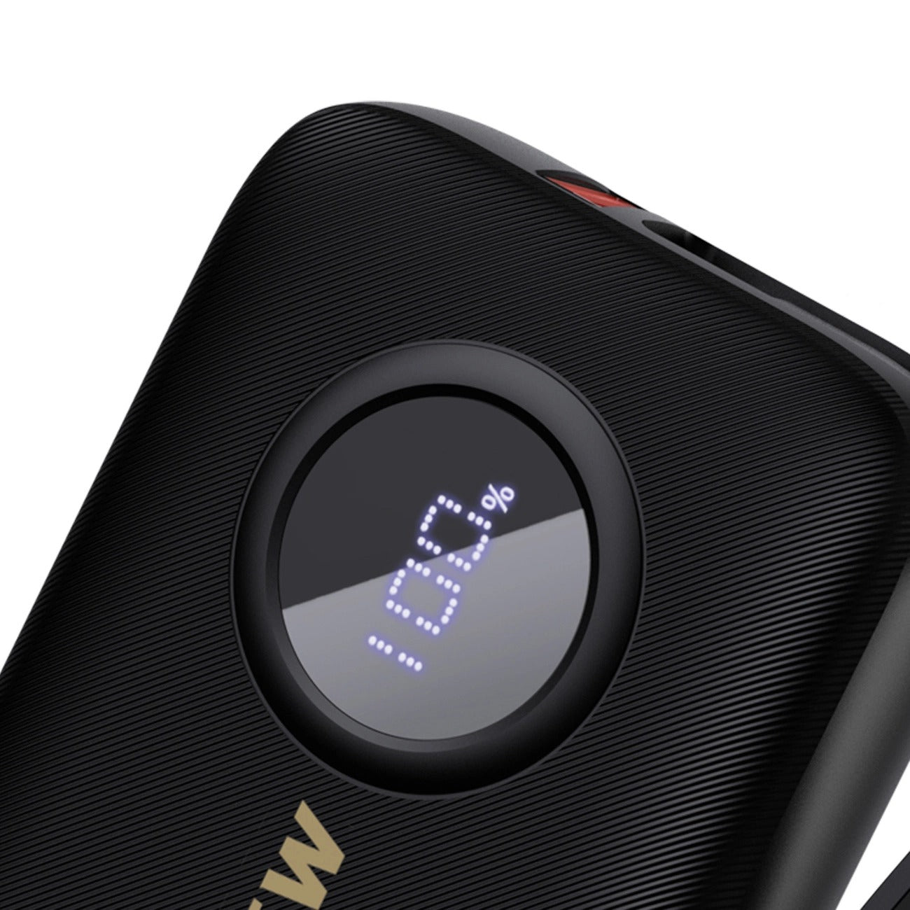 Dudao K14 Power Bank 10000mAh | USB-C & Lightning Cables, Compact, Black