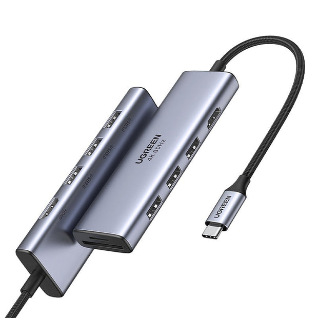 Ugreen CM511 USB-C Hub | 3x USB 3.2, HDMI 4K 60Hz, SD & TF Reader, MacBook