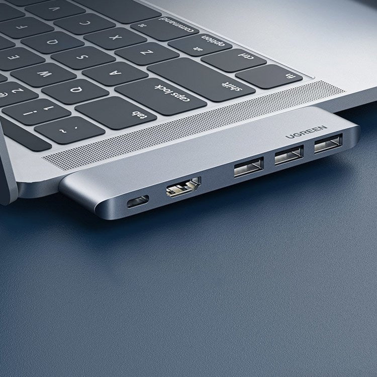 Ugreen 6-in-1 USB-C Hub | Thunderbolt 3, 100W PD, 4K@60Hz, 10Gbps, HDMI, MacBook
