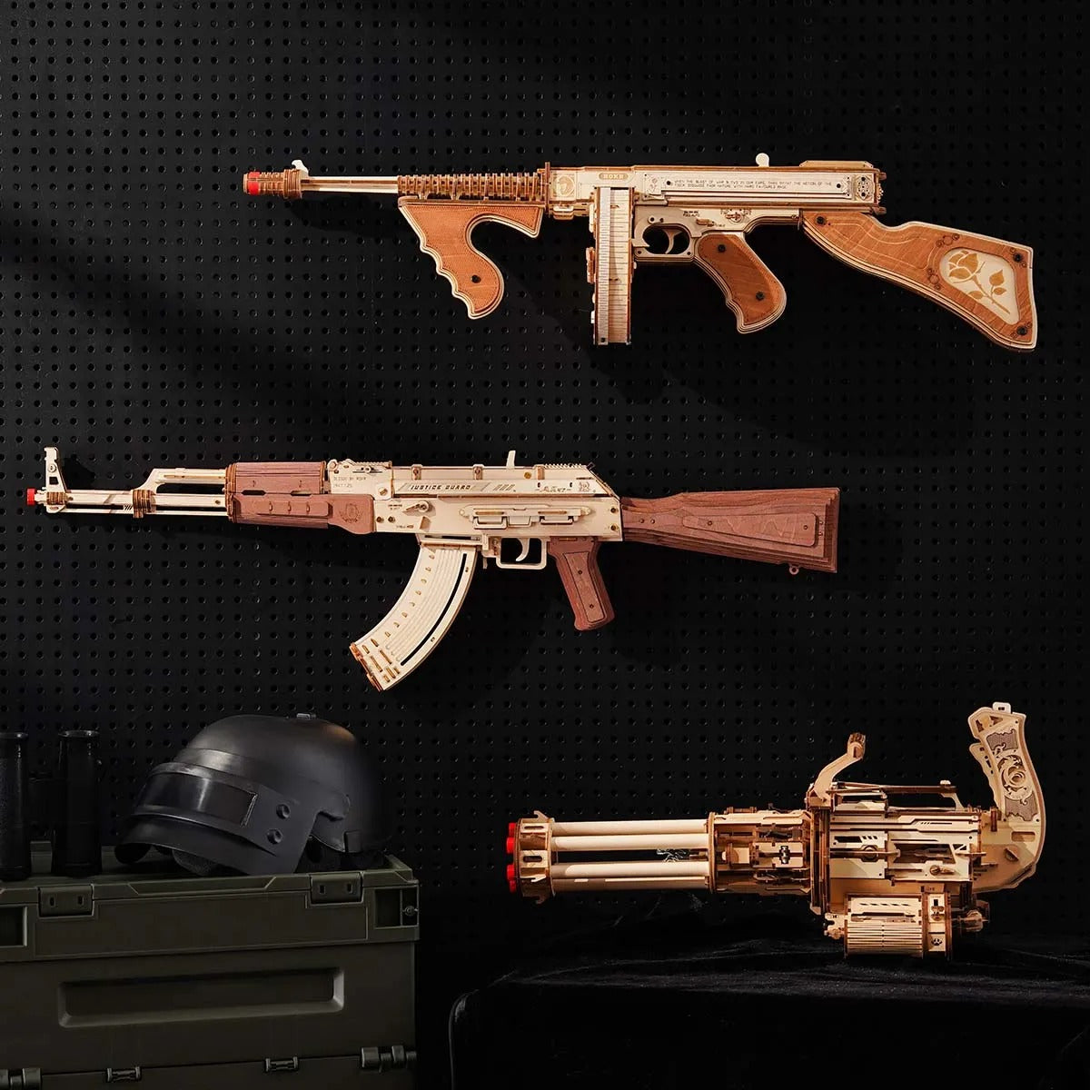 ROKR AK-47 Assault Rifle Gun Toy 3D Wooden Puzzle LQ901 - TrendyGoods