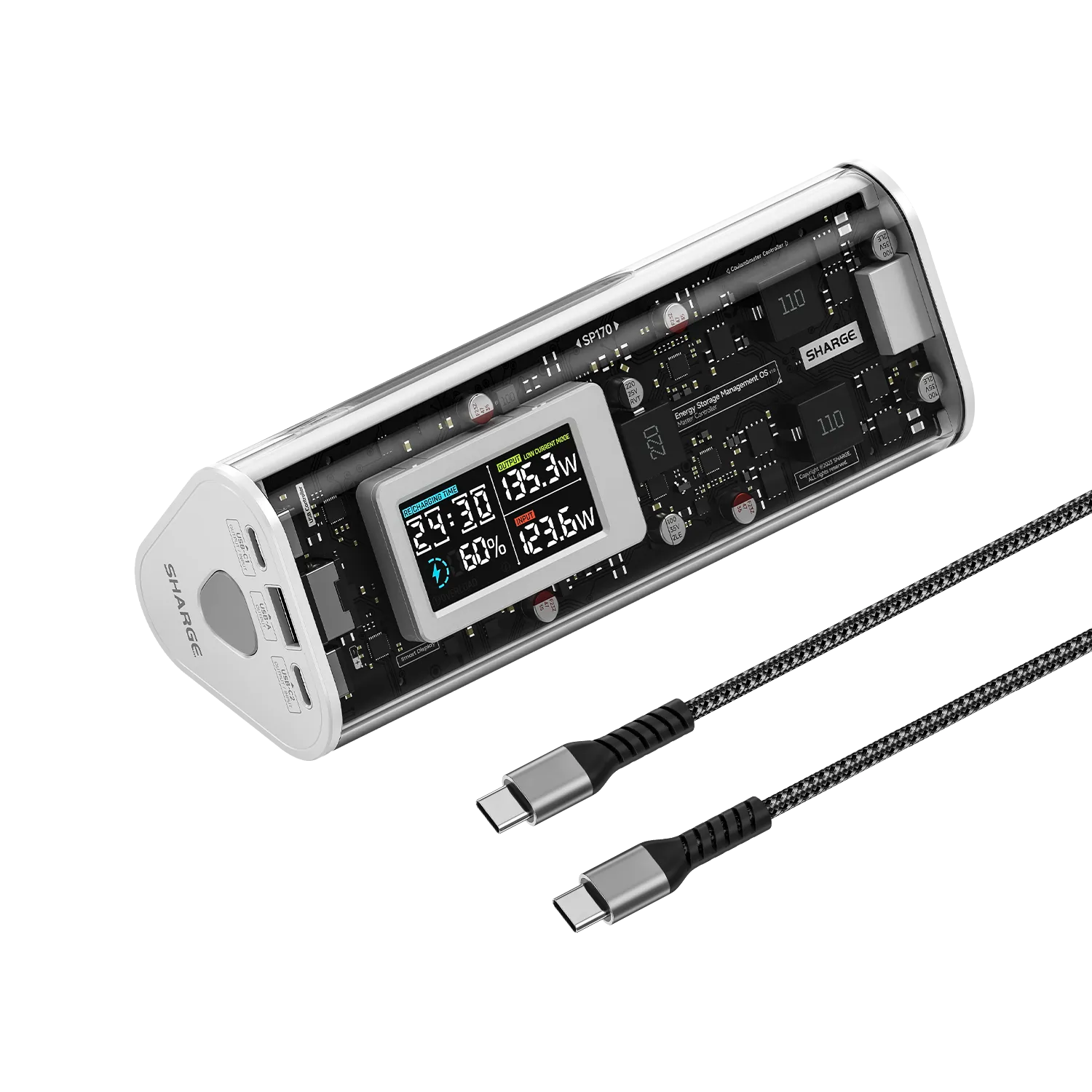 Shargeek 170 Power Bank (Free 240W Cable) - TrendyGoods