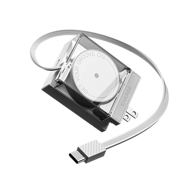 SHARGE Retractable 65 Charger ( 65W,2 Ports,Built-in Retractable Cable) - TrendyGoods